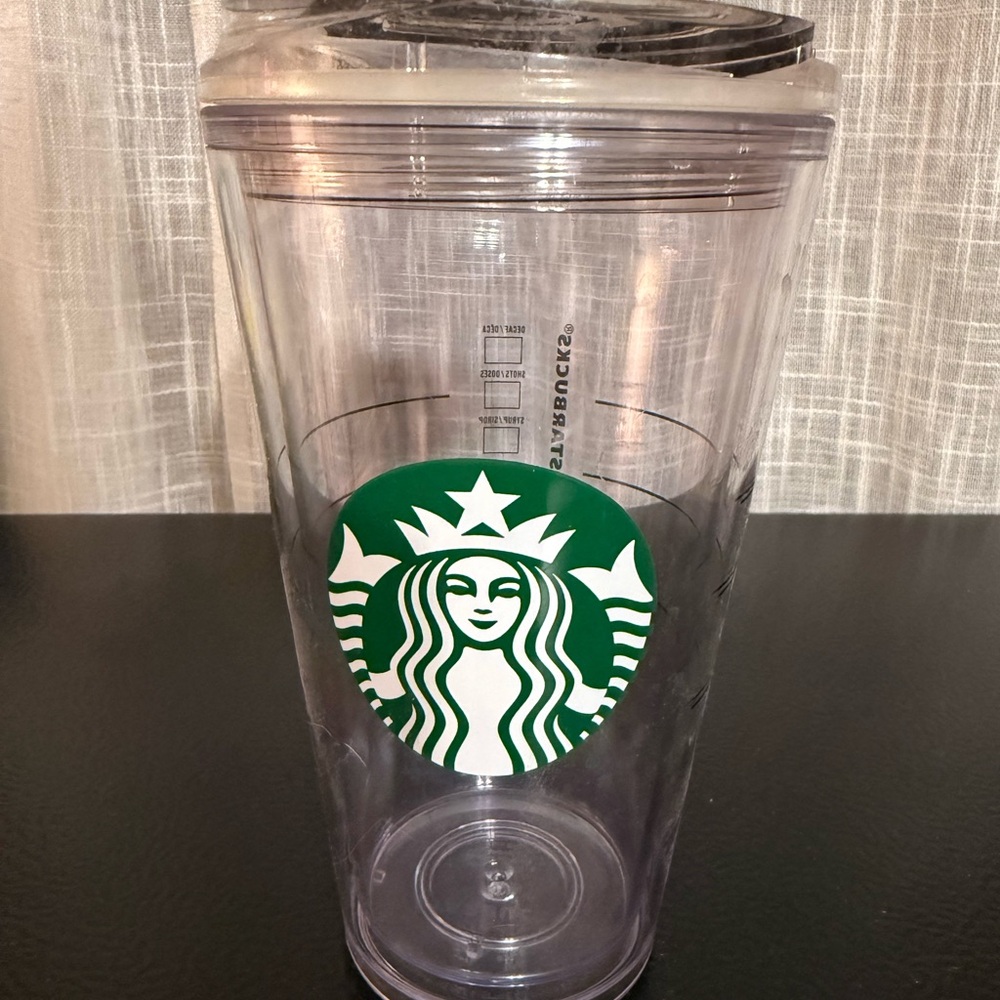 Starbucks Green Logo Clear Tumbler